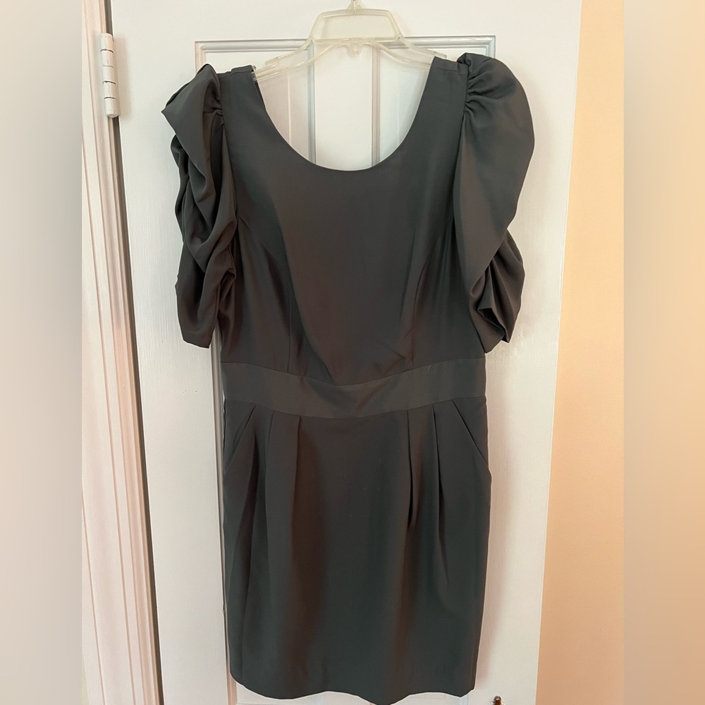 BCBGeneration Green-Taupe Cocktail Dress